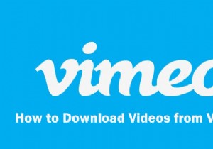 วิธีดาวน์โหลดวิดีโอจาก Vimeo 