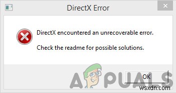 วิธีแก้ไข DirectX พบข้อผิดพลาดที่ไม่สามารถกู้คืนได้ใน Windows? 