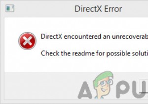 วิธีแก้ไข DirectX พบข้อผิดพลาดที่ไม่สามารถกู้คืนได้ใน Windows? 