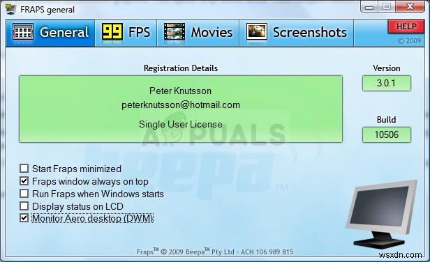 วิธีแก้ไข Fraps ไม่แสดง FPS บน Windows 