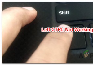 วิธีแก้ไขคีย์ CTRL ซ้ายไม่ทำงานบน Windows 