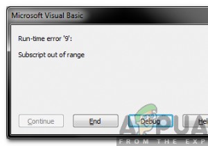จะแก้ไขข้อผิดพลาด  Subscript Out of Range  ใน Visual Basic สำหรับแอปพลิเคชันได้อย่างไร 