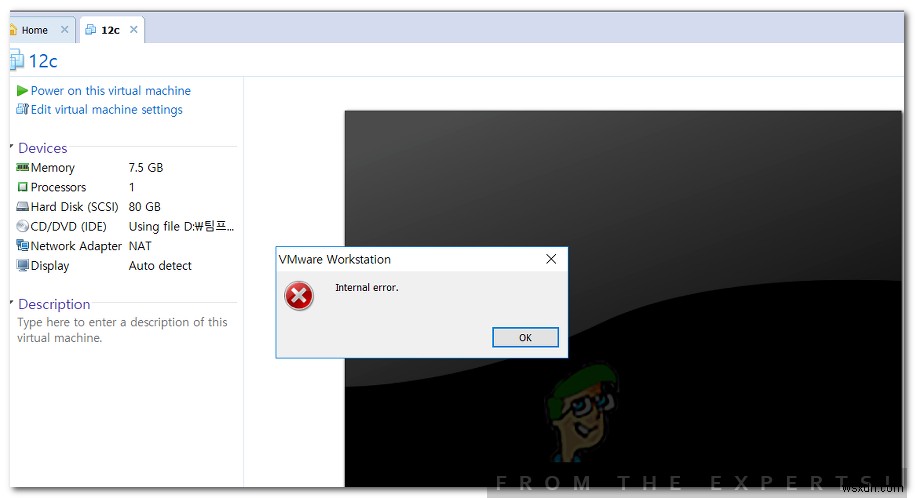 วิธีแก้ไขข้อผิดพลาดภายใน VMware 