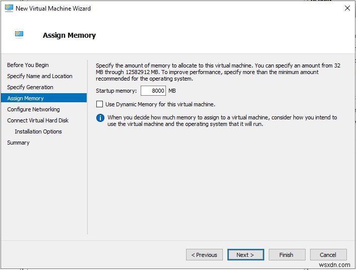 สร้างเครื่องเสมือนเครื่องแรกของคุณใน Hyper-V 2019 