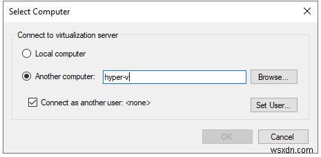 Hyper-V 2019 Core Remote Management 