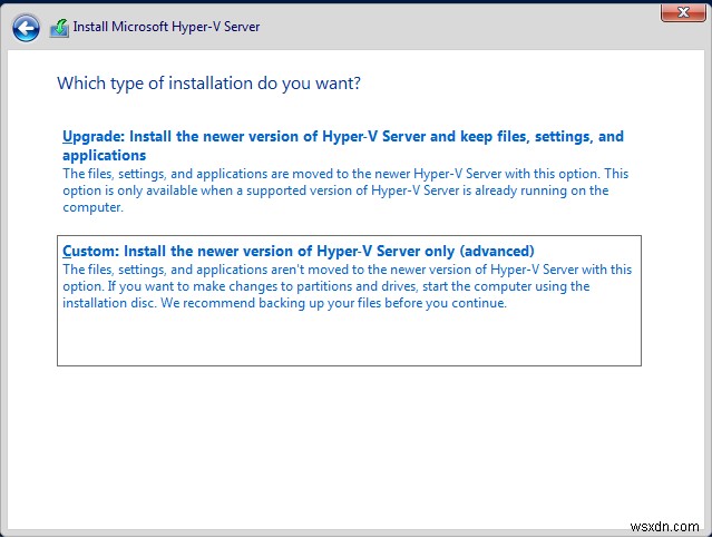 จะติดตั้ง Hyper-V 2019 Server Core ได้อย่างไร? 