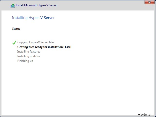 จะติดตั้ง Hyper-V 2019 Server Core ได้อย่างไร? 