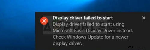 วิธีแก้ไขข้อผิดพลาด  Display Driver Failed to Start  ใน Windows? 