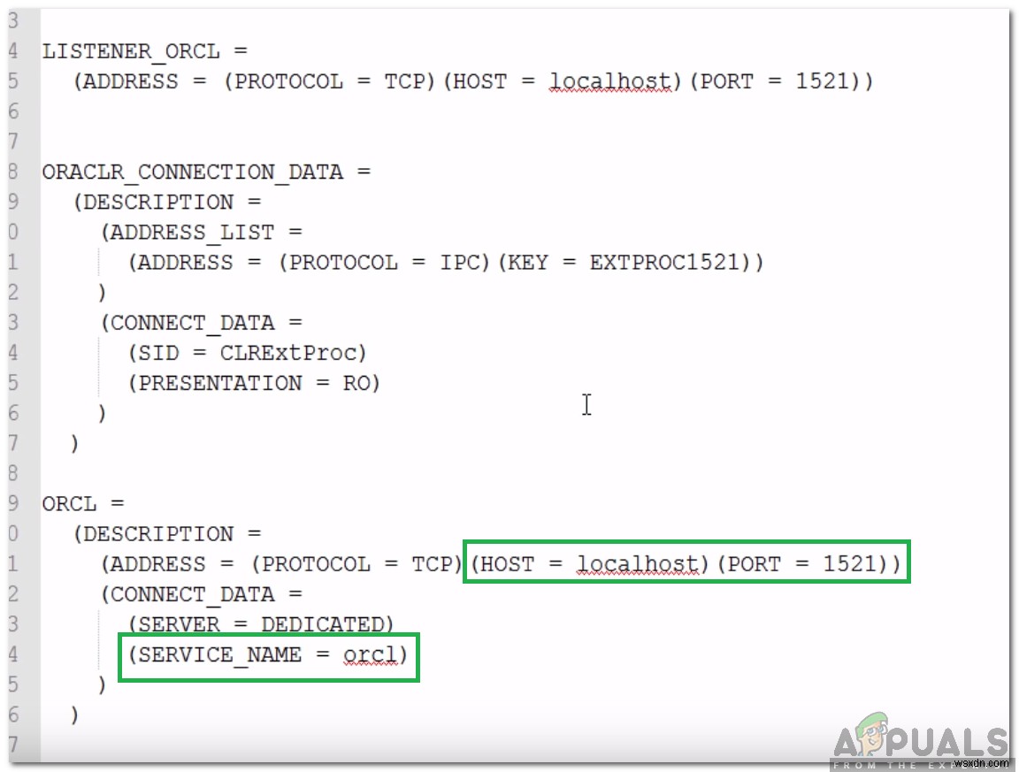 วิธีแก้ไข  ข้อผิดพลาด IO:อะแดปเตอร์เครือข่ายไม่สามารถสร้างการเชื่อมต่อ  บน Oracle SQL 