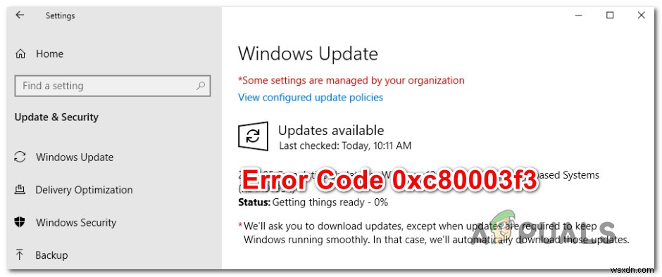 วิธีแก้ไขข้อผิดพลาด Windows Update 0xc80003f3 