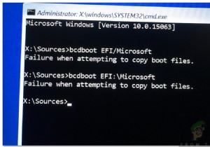 วิธีแก้ไขความล้มเหลวเมื่อพยายามคัดลอกไฟล์บูต 