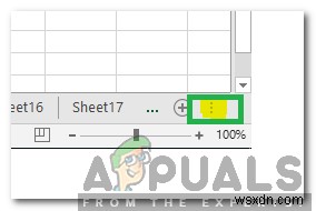 วิธีแก้ไขข้อผิดพลาด  Scroll Bar Missing  ใน Excel 