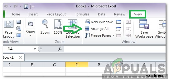 วิธีแก้ไขข้อผิดพลาด  Scroll Bar Missing  ใน Excel 