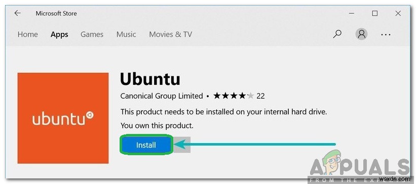 วิธีการแก้ไขข้อผิดพลาด  ระบบย่อย Windows สำหรับ Linux ไม่มีการติดตั้งการกระจาย  ข้อผิดพลาด? 