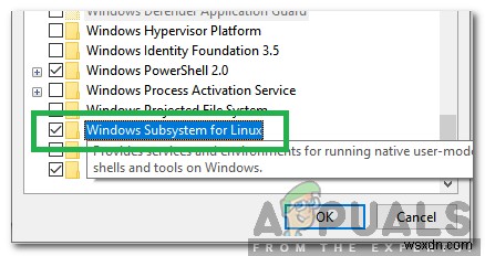 วิธีแก้ไข  ไม่ได้เปิดใช้งานคอมโพเนนต์เสริม WSL โปรดเปิดใช้งานแล้วลองอีกครั้ง   เกิดข้อผิดพลาดบน Ubuntu? 