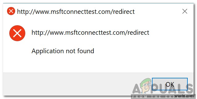 วิธีแก้ไขข้อผิดพลาด  msftconnecttest redirect  ใน Windows 10 