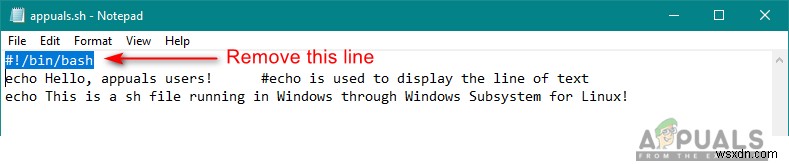 วิธีเรียกใช้ไฟล์ SH บน Windows 
