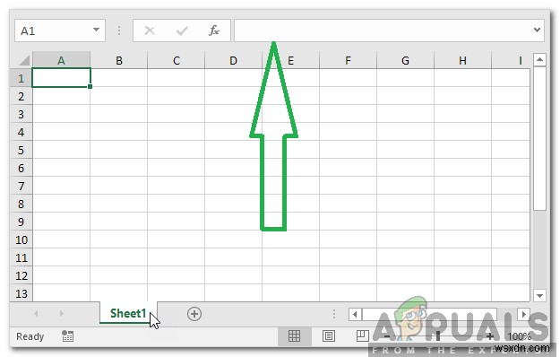 วิธีแก้ไขข้อผิดพลาด  ไม่พบค่าอาร์เรย์  บน Excel 