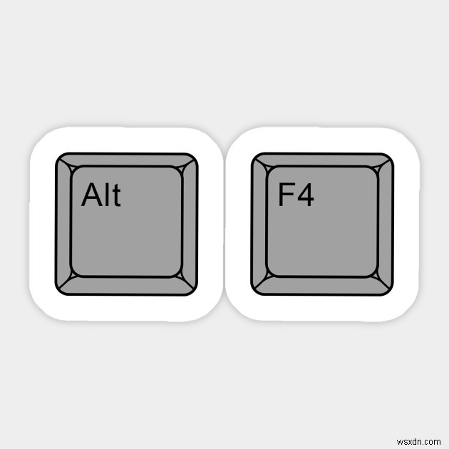 วิธีแก้ไข Alt + F4 ไม่ทำงานบน Windows 