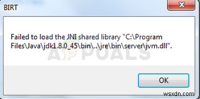 วิธีแก้ไข  ไม่สามารถโหลด JNI Shared Library  