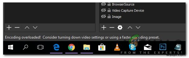 วิธีแก้ไข Encoding Overloaded ใน OBS Studio 