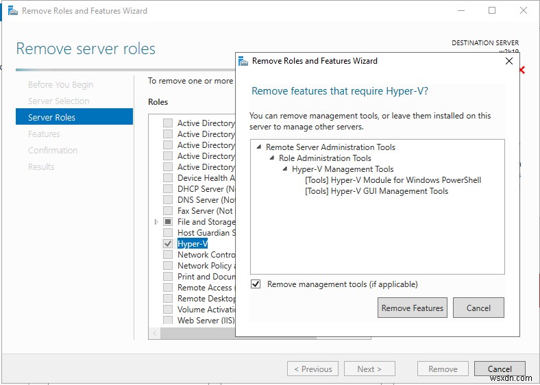 แก้ไข:ไม่สามารถสร้าง Hyper-V 2019 Virtual Switch (ข้อผิดพลาด 0x80070002) 