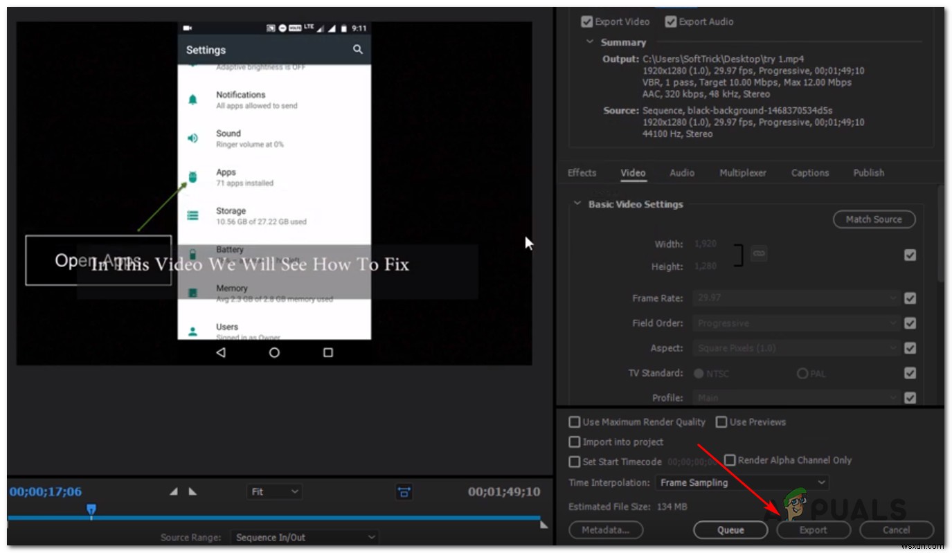 วิธีแก้ไข  Error Compiling Movie  ใน Premiere Pro 