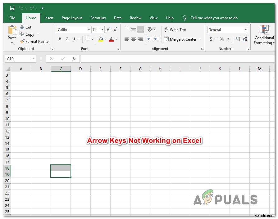 แก้ไข:ปุ่มลูกศรไม่ทำงานใน Excel 