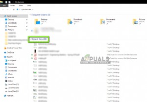 วิธีปิดการใช้งานไฟล์ล่าสุดใน Windows 10 