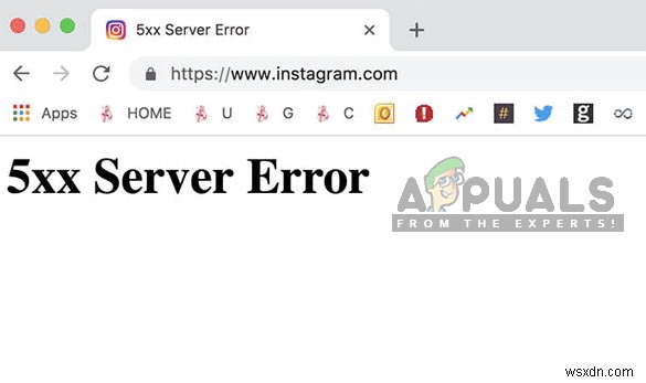 แก้ไข:ข้อผิดพลาดเซิร์ฟเวอร์ 5xx ใน Instagram 