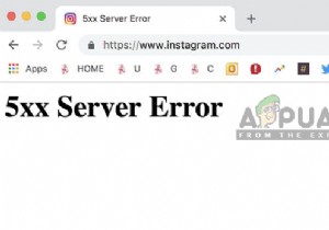 แก้ไข:ข้อผิดพลาดเซิร์ฟเวอร์ 5xx ใน Instagram 