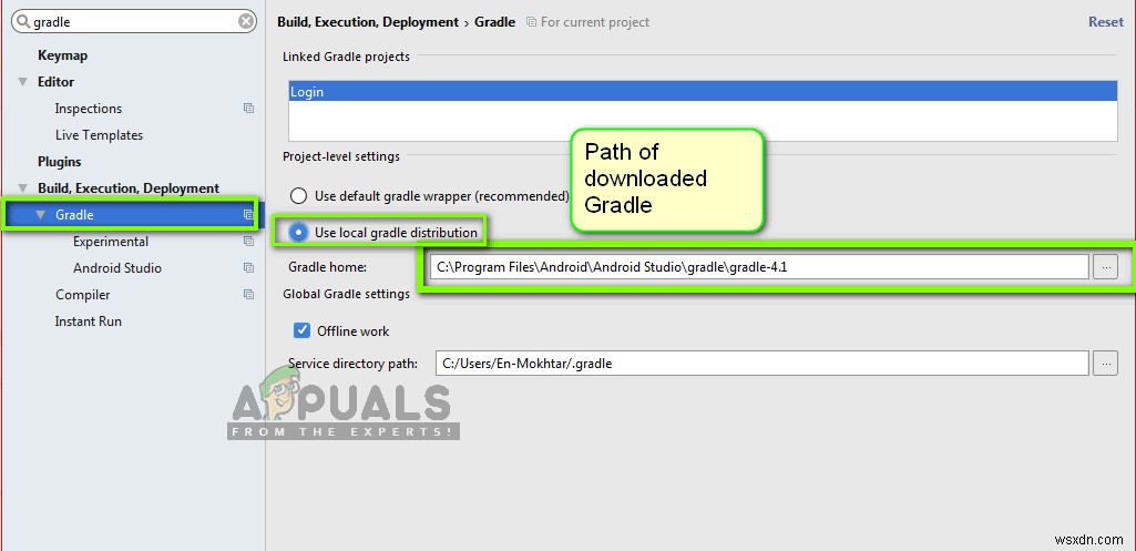 แก้ไข:การซิงค์โปรเจ็กต์ Gradle ล้มเหลว 