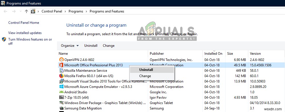 แก้ไข:Microsoft Office Professional Plus 2016 พบข้อผิดพลาดระหว่างการติดตั้ง 