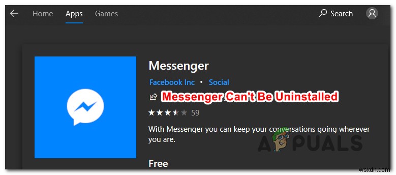 วิธีถอนการติดตั้ง Facebook Messenger บน Windows 10 