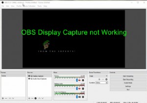 แก้ไข:OBS Display Capture ไม่ทำงาน 