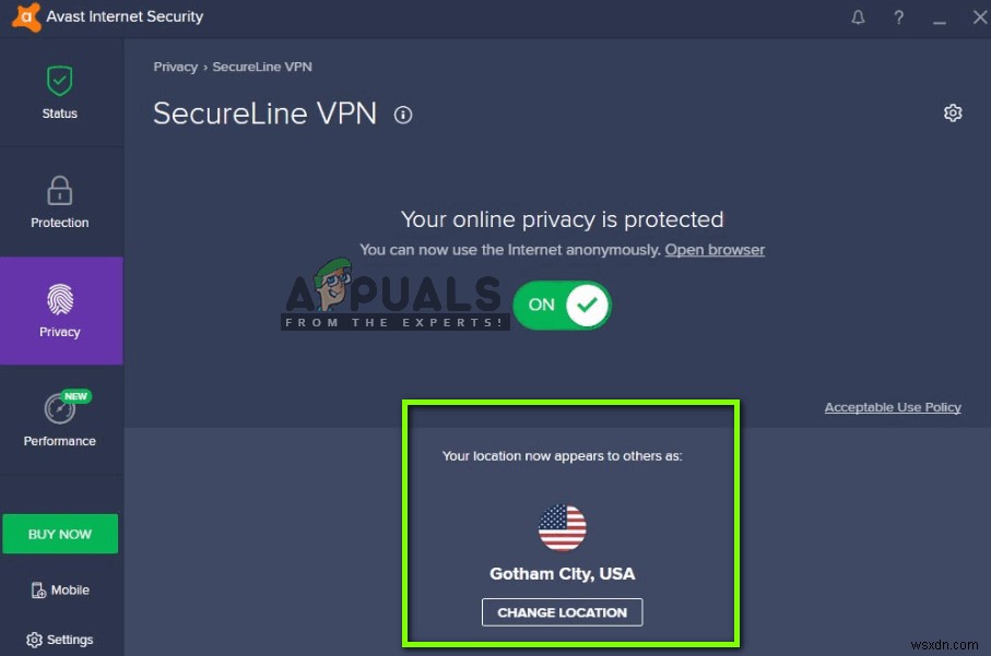 แก้ไข:Avast VPN ไม่ทำงาน 