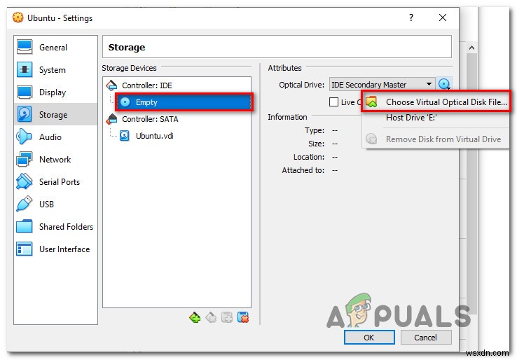 แก้ไข:VirtualBox Fatal ไม่พบสื่อที่สามารถบู๊ตได้ Error 