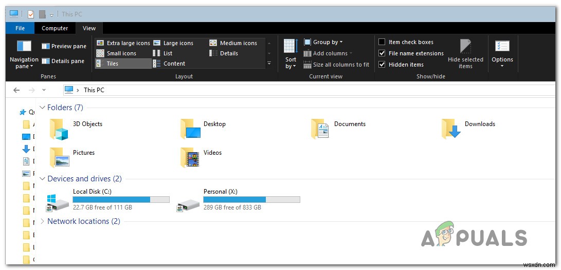 แก้ไข:File Explorer Dark Theme ไม่ทำงานบน Windows 10 