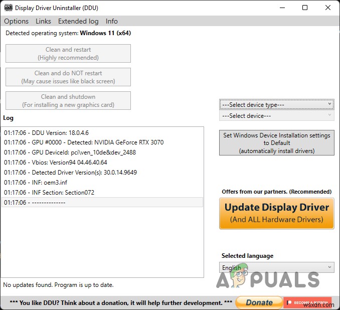 จะแก้ไข GeForce Experience Error Code 0x0001 บน Windows ได้อย่างไร? 