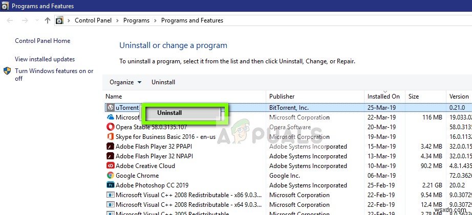 แก้ไข:uTorrent ไม่ตอบสนอง 