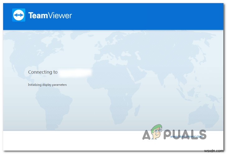 แก้ไข:TeamViewer ติดอยู่ในการเริ่มต้นพารามิเตอร์การแสดงผล 