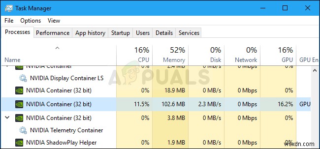 แก้ไข:การใช้งาน CPU สูงของคอนเทนเนอร์ NVIDIA 