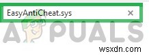 แก้ไข:Createservice ล้มเหลว 1072 ใน EasyAntiCheat 