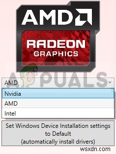 แก้ไข:ขณะนี้การตั้งค่า Radeon ไม่พร้อมใช้งาน 