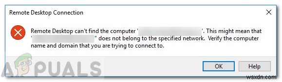 แก้ไข:เดสก์ท็อประยะไกลไม่พบคอมพิวเตอร์ใน Windows 10 