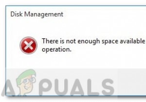 การแก้ไข:มีพื้นที่ไม่เพียงพอบนดิสก์เพื่อดำเนินการนี้ให้เสร็จสิ้นใน Windows 10 