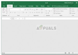 แก้ไข:Microsoft Excel 2016 เปิดว่างใน Windows 10 