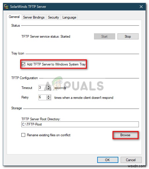 วิธีการตั้งค่าและกำหนดค่าเซิร์ฟเวอร์ TFTP บน Windows 10 