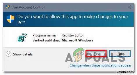 แก้ไข:เกิดข้อผิดพลาดในการเข้าถึง Registry 