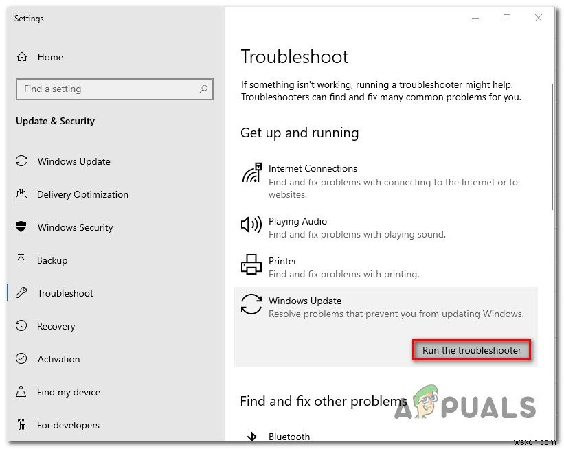 แก้ไข:ข้อผิดพลาดในการอัปเดต Windows 0xca00a000 